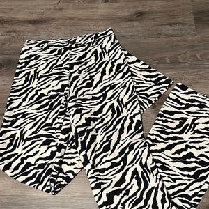 motel zebra print pants